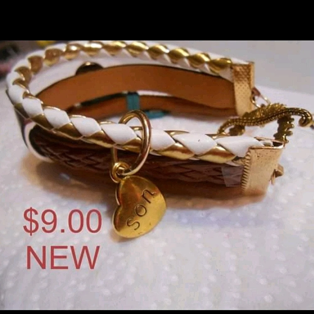 SON Theme Multi-strand Leather bracelet